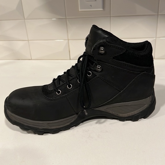 Worn for one week Wolverine Trailhead Black Steel Toe Black Work Boots 11 W08822 - Picture 10 of 15